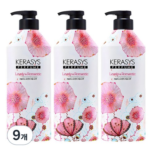 케라시스 퍼퓸 샴푸 러블리 앤 로맨틱향, 980ml, 9개