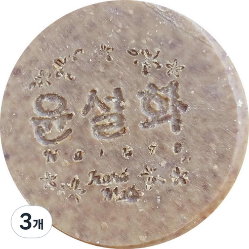 윤설화 비누 감잎, 110g, 3개