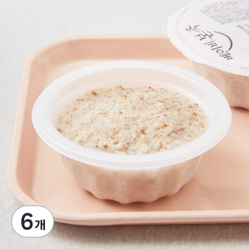 베이비본죽 한우오트밀고구마죽 이유식 중기, 160g, 6개