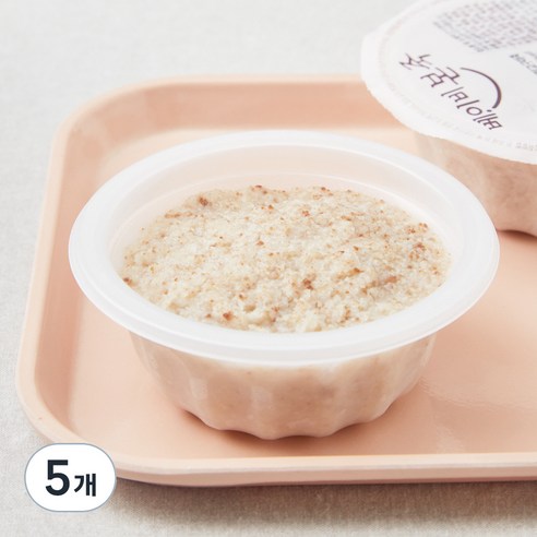 베이비본죽 한우오트밀고구마죽 이유식 중기, 160g, 5개