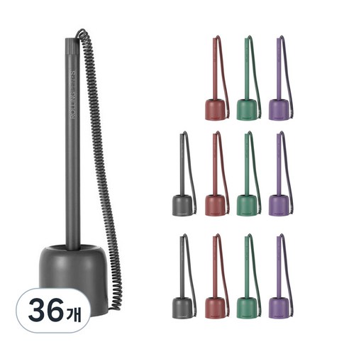 모나미 롤링펜 S 0.7mm, 랜덤발송, 36개