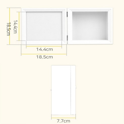 스마일랩 스마일 임신테스트기 보관함 DIY 키트 액자, 핑크, 1개