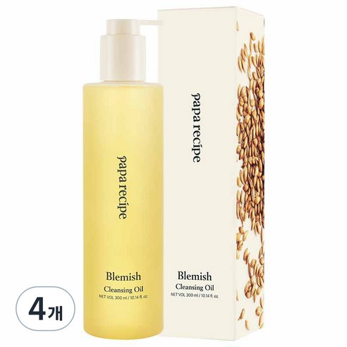파파레서피 블레미쉬 클렌징 오일, 300ml, 4개