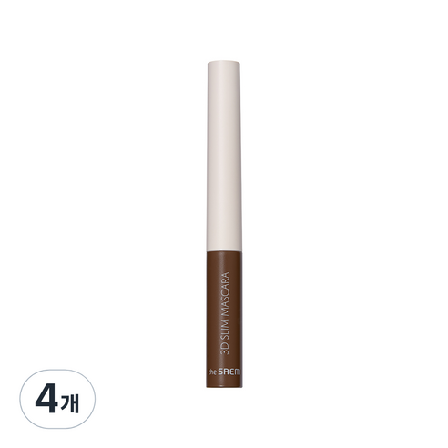 더샘 샘물 3D 슬림 마스카라 4g, 브라운, 4개
