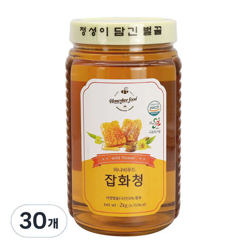 허니비푸드 잡화청, 30개, 2kg