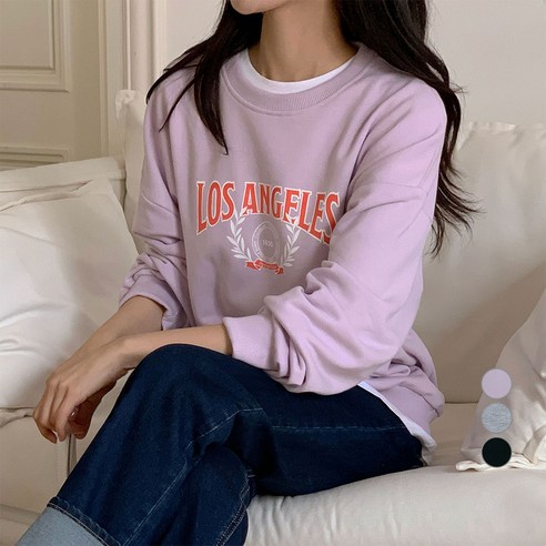 아피나르 그래픽 스웻셔츠 Los Angeles