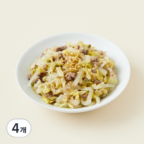 킨더가든 우리아이 한우 배추나물, 80g, 4개