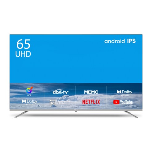 더함 4K UHD LED 안드로이드11 TV는 고화질의 영상과 안드로이드11 운영체제를 탑재한 최고의 스마트 TV