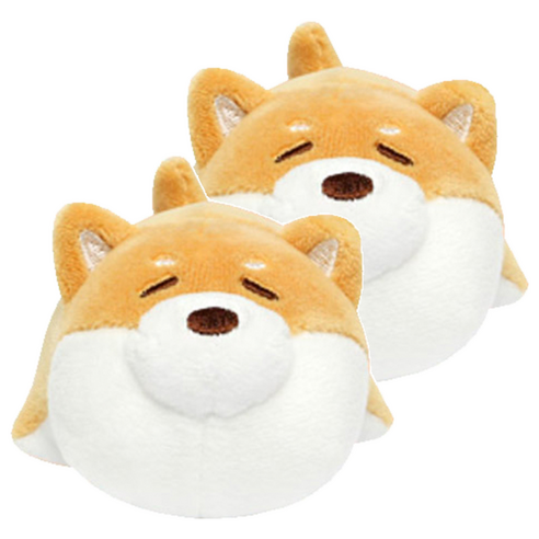 모찌타운 시바 인형스트레스볼 스퀴시 손장난감, 2개