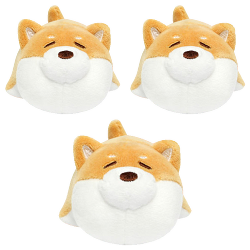 모찌타운 시바 인형스트레스볼 스퀴시 손장난감, 3개