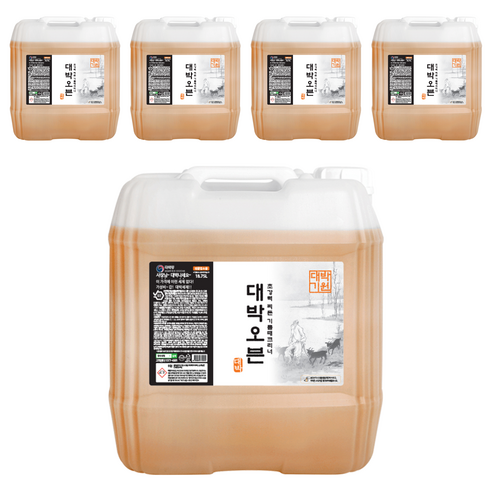 대박세제 대박오븐 기름때 클리너, 18.75L, 5개