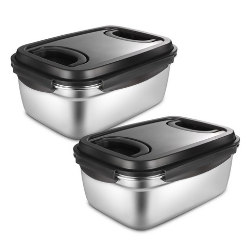 까사베니 연마제 없는 스텐인레스 푸드서버, 7.5L, 2개