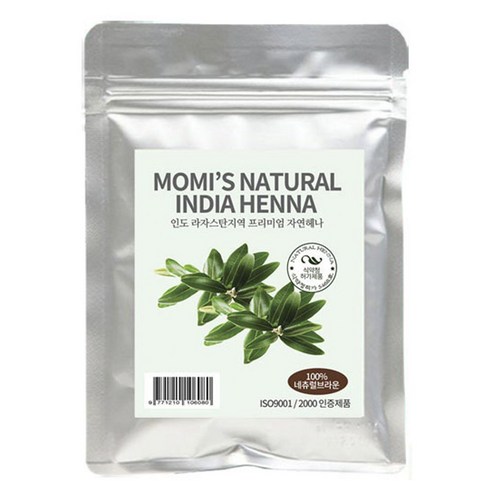 모미스 네츄럴 인디아 헤나 100g, 네츄럴브라운, 1개