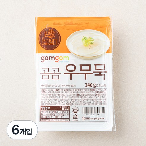 곰곰 우무묵, 340g, 1개입, 6개