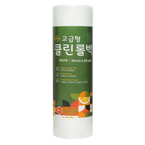 원스마켓 식품포장용 위생롤백 고급형 특대형 35cm x 45cm, 특대(XL), 300개입, 1개
