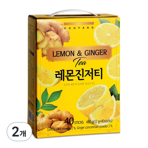 고향 레몬진저티, 12g, 40개입, 2개