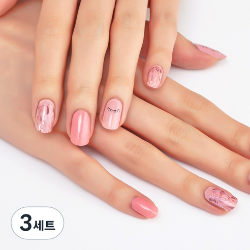 넬로 팔레트 젤 네일 스티커, 아이즈오브미, 3세트