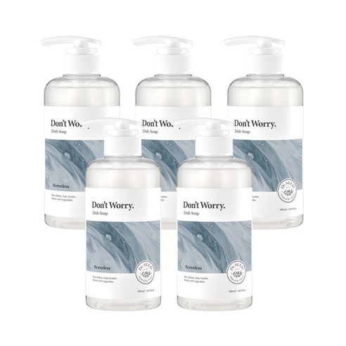 닥터시드 걱정없는 1종 주방세제, 500ml, 5개
