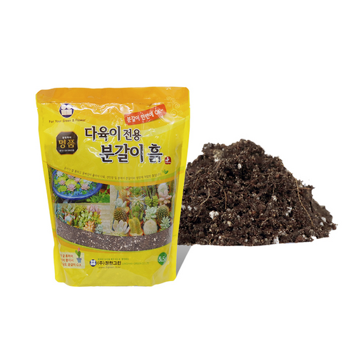 화분월드 다육이 전용 분갈이흙: 다육이를 위한 이상적인 성장 매체