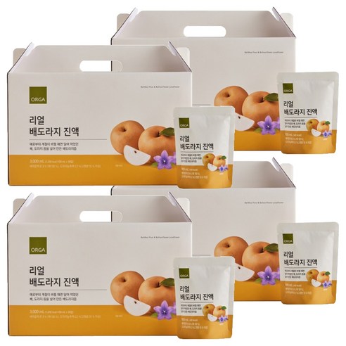 올가홀푸드 리얼 배도라지 진액 30p, 3L, 4개