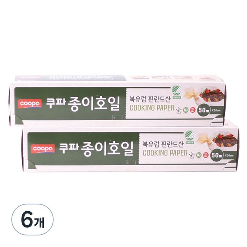 쿠파 종이호일, 50m, 1개입, 6개