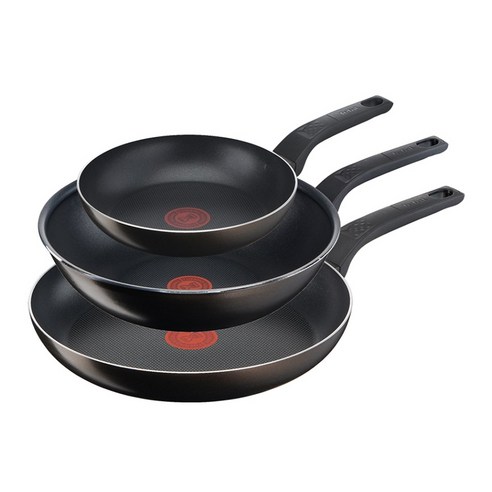 테팔 티타늄 액티쿡 프라이팬 세트 3개, 블랙커피, 프라이팬 20cm + 30cm + 볶음팬 28cm, 1세트