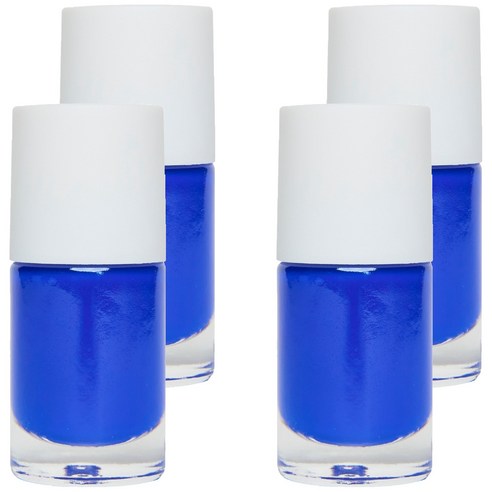 엔비베베 페이스페인팅 아쿠아 스킨타투 10ml, 블루, 4개