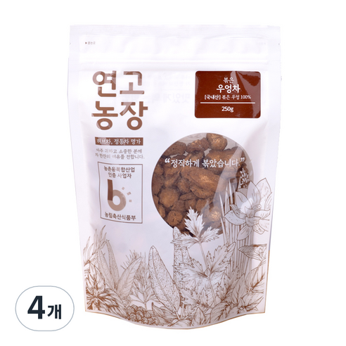 연고농장 국내산 볶은 우엉차, 250g, 1개입, 4개