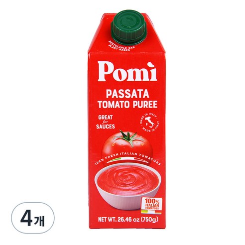 포미 파사타 토마토 소스, 750g, 4개
