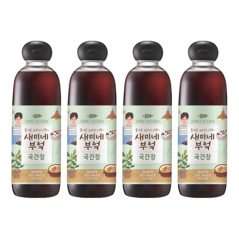 새미네부엌 국간장, 830ml, 4개