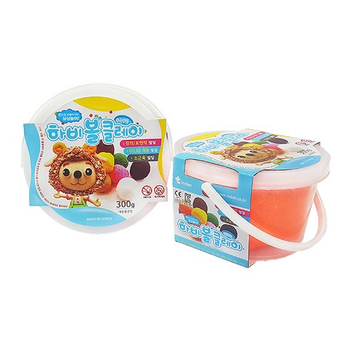 토단교재 하비볼 유아용 클레이 2p, 형주, 300g, 2개