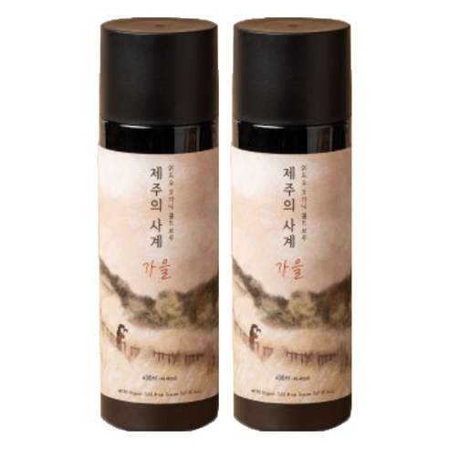 위드오 오가닉 콜드브루 제주의 사계 가을 파푸아뉴기니 더치커피, 400ml, 1개입, 2개