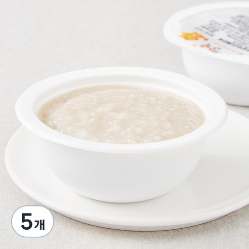 짱죽 초기 7개월 부터 묽은죽 이유식, 혼합맛(오트밀 / 바나나), 160g, 5개
