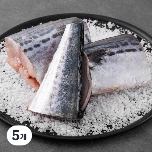 부산 13번 중매인 생물 소금간 삼치 구이용, 500g(2~3토막), 5개