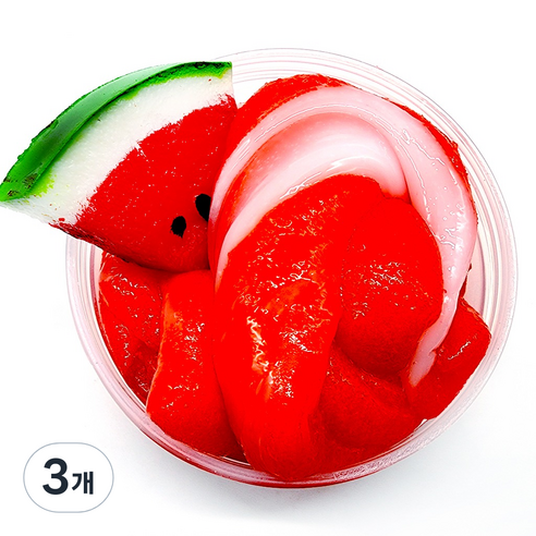 슬코 수박빙수슬라임, 3개, 수박빙수