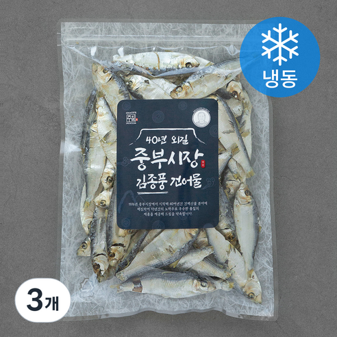 주일 40년 외길 중부시장 김종풍 국내산 디포리 (냉동), 550g, 3개