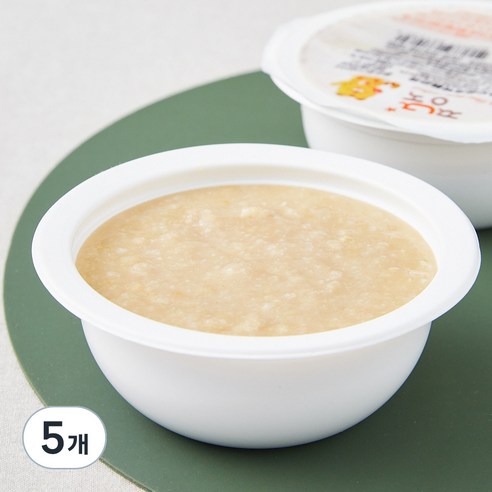 짱죽 초기 7개월 부터 묽은죽 이유식, 혼합맛(한우 / 모듬호박), 160g, 5개