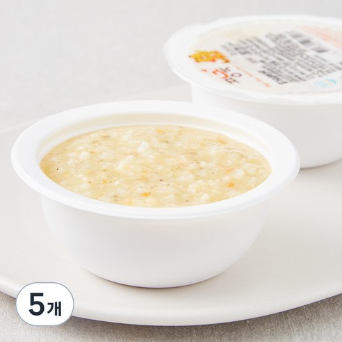 짱죽 중기 8개월 부터 이유식 죽, 혼합맛(닭가슴살 / 버섯), 200g, 5개