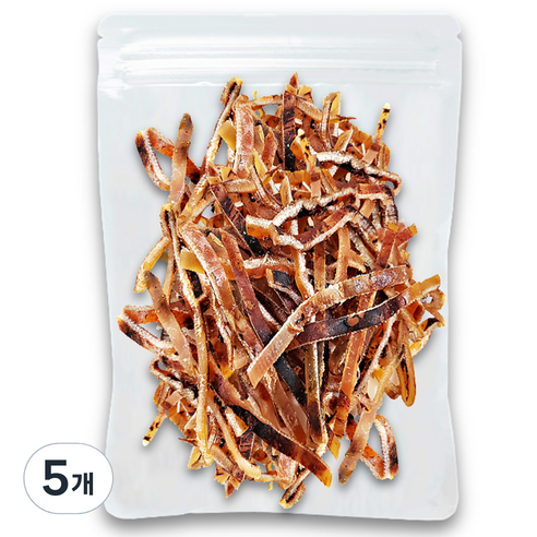바다모아 철판 통통오징어 미니 꽃징어, 100g, 5개