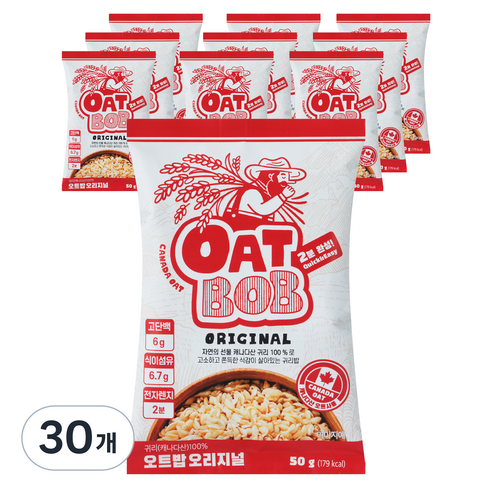 태광선식 오트밥 오리지널, 50g, 30개