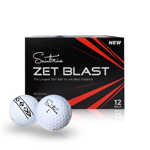 세인트나인 넥센 골프공 ZETBLAST 3피스, 화이트, 12개입, 1개
