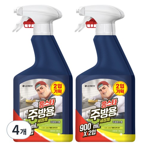 홈스타 주방청소용 세정제, 900ml, 4개