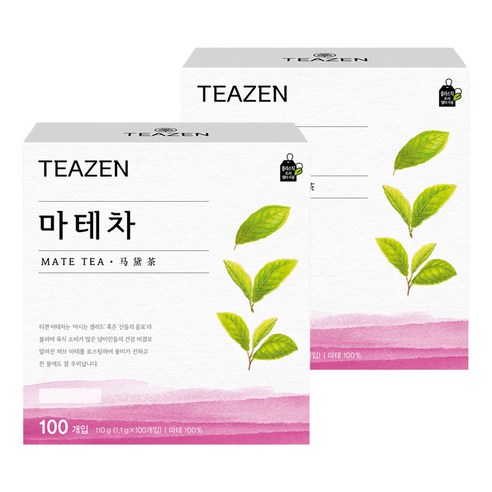 티젠 로스트 마테차, 1.1g, 100개입, 2개