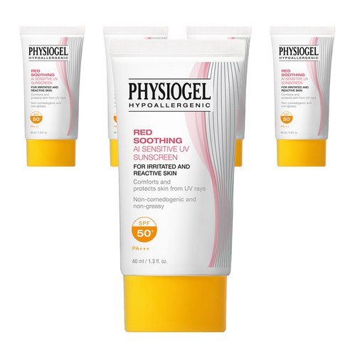 피지오겔 레드 수딩 AI 선스크린 SPF50+ PA+++, 40ml, 2개