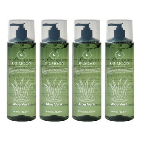닥터문 프리미엄 알로에베라 시카 수딩젤, 1000ml, 4개