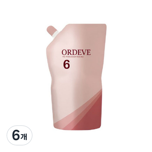 올디브 더 프로페셔널 헤어컬러 6 산화제, 1000ml, 6개