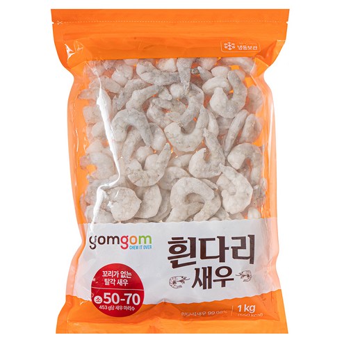 곰곰 흰다리 새우, 1000g, 1개