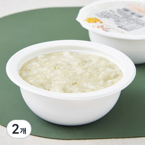 짱죽 중기 8개월 부터 이유식 죽, 혼합맛(닭가슴살 / 야채), 200g, 2개