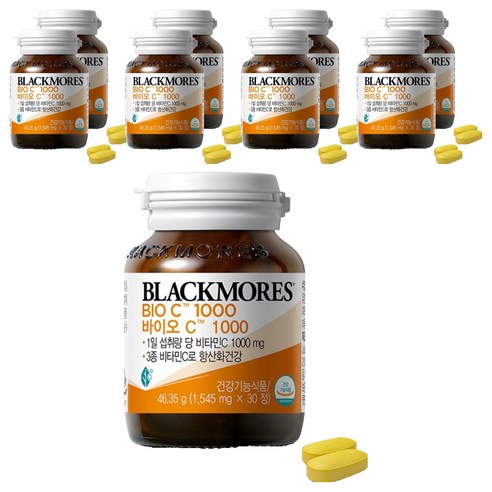 블랙모어스 바이오C 1000 46.35g, 30정, 9개