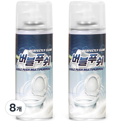 버블푸쉬 배수구 다용도용 클리너, 160g, 8개